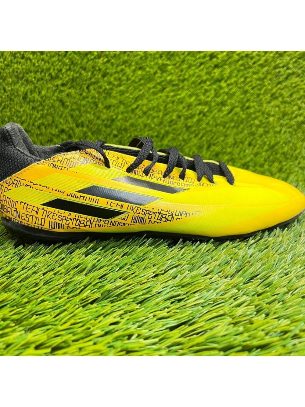 Adidas X Speedflow Messi.3 FG Boys Size 6Y Yellow Black Athletic Soccer Cleats‎